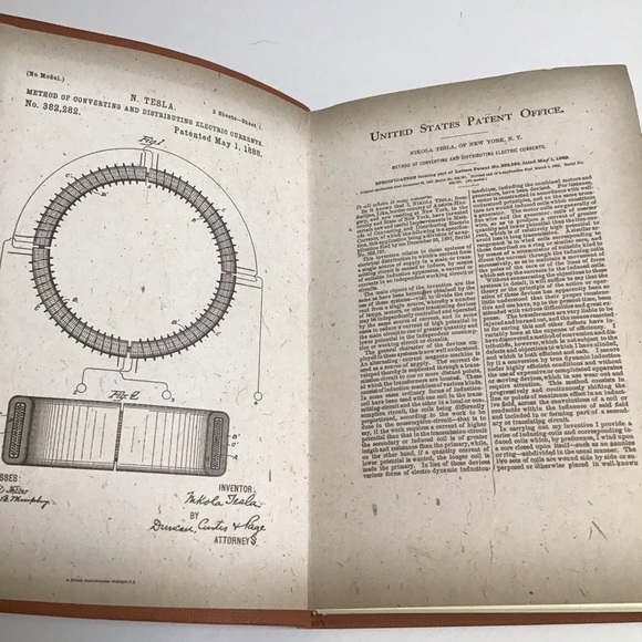 NIKOLA TESLA The Inventions Researches and Writings Book Deluxe Faux Leather - Picture 4 of 5
